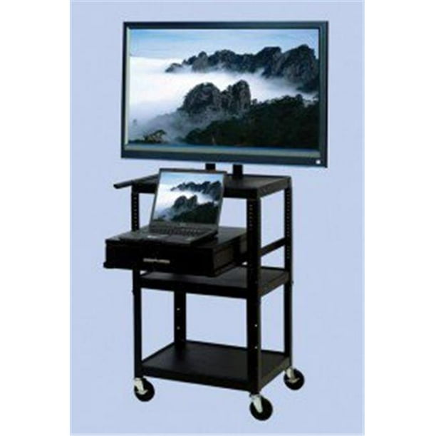 VTI Manufacturing FPC4226E Adjustable cart for up to 32 in. flat panel