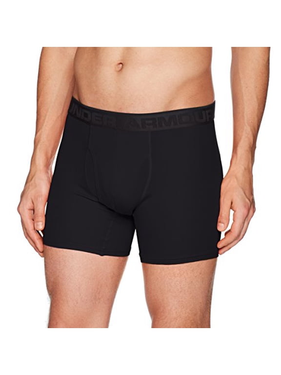 Men's Threadborne 6" Boxerjock, Black (001)/Black, Medium