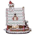 thumbnail image 4 of Kurt Adler Lighted Christmas Clay Gingerbread House Decoration, 12", 4 of 4