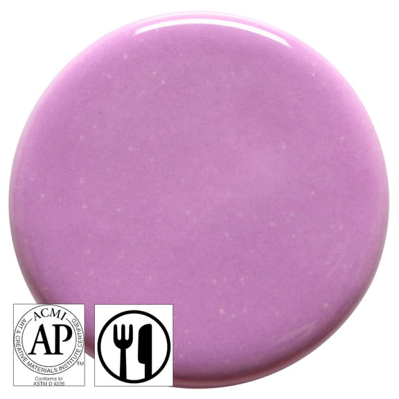 American Art Clay 1494613 Teachers Palette Lead-Free Glaze - 1 Point, Lilac TP-54