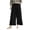 Black, variant on Womens Casual Pants Wide Leg Pants for Women Women's Casual Pants High Waisted Wide Leg Cropped Trousers for Everyday Wear and Outdoor Activities