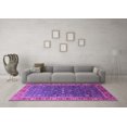 thumbnail image 3 of Ahgly Company Indoor Rectangle Oriental Purple Industrial Area Rugs, 5' x 7', 3 of 4