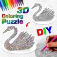 thumbnail image 2 of Puzzle 3D de niños Afortunado juego de artesanía de 6 a 12 años regalos de cumpleaños, 2 of 5