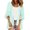 Light Blue, variant on Womens Tiered Mesh Ruffle Cuff Open Front 3/4 Sleeve All Over Solid Chiffon Shrug Mid Thin Breathable Fabric Beach Daily Dress Layering Outer Top Pink M