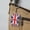 C, variant on Flag Keychain Set - Double-Sided Acrylic Key Rings for Keys, Bags, Travel Gifts - Ideal Souvenir for Travelers and Flag Enthusiasts