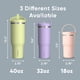 thumbnail image 5 of Vaso Hydrapeak Nomad de 950 ml con asa y tapa con pajita, color azul, 5 of 9
