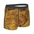 thumbnail image 3 of Kll Vintage Map Men'S Cotton Boxer Briefs Underwear-Large, 3 of 9