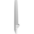 thumbnail image 4 of Ekena Millwork 70"W x 24-3/8"H x 2-3/4"P Segment Arch 3 Spoke Architectural Grade PVC Combination Pediment, 4 of 7