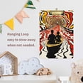 thumbnail image 4 of FORMRS Acrylic Clipboard with Low Profile Clip Standard A4 Letter Size, 12.5" x 9", Abstract Boat Ride, 4 of 8