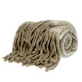 thumbnail image 2 of Super Soft Beige Handloomed Mohair Throw Blanket, 2 of 4