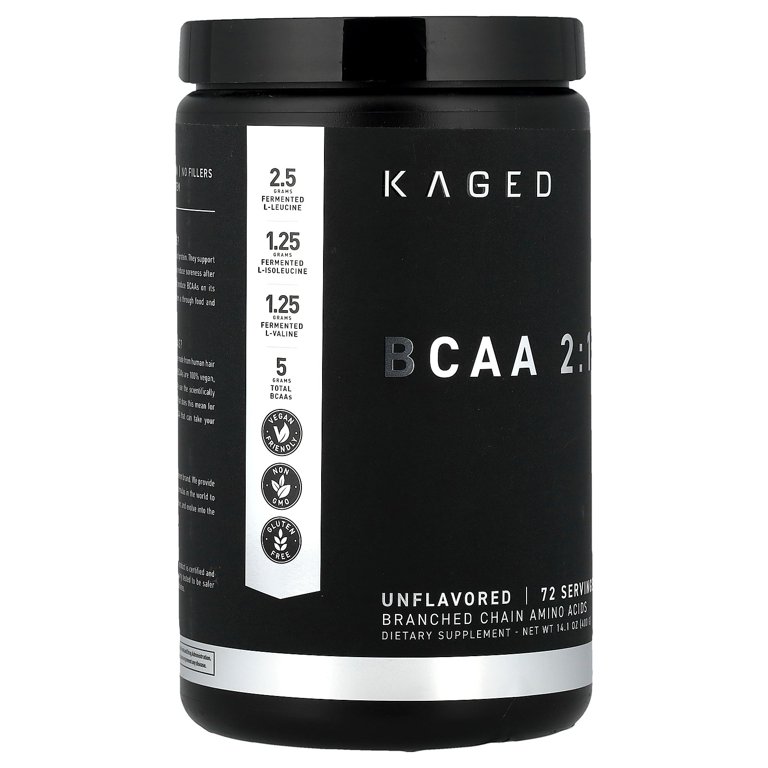 Kaged BCAA 2:1:1, Unflavored, 14.2 oz (403.2 g)