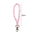 thumbnail image 3 of LYMAYTER Lightweight Keychain Rope Handmade Keychain - Crochet Lanyard with Hanging Buckle for Car Keys, 3 of 6