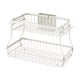 thumbnail image 2 of Cesta de almacenamiento para encimera, 2 cestas de frutas, desmontable, multiusos, resistente, para pan y refrigerios. Blanco, 2 of 8