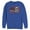Royal Blue, variant on Men's Star Wars: The Rise of Skywalker BB-8 on the Run Sweatshirt Royal Blue X Large