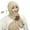 Yellow, variant on LINXI Winter Versatile Knitted Hooded Scarf for Women, Hat Scarf All-in-one Warm Windproof Fleece Cycling Protection Ear Cap