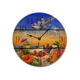 thumbnail image 2 of Day Dream HQ STD16 16 in Seas the Day wood Wall clockWall Art, 2 of 2