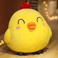 thumbnail image 2 of Juguetes de peluche de pollo de dibujos animados Kawaii para niños, muñeco de pollo amarillo suave, almohada de Animal de peluche, regalos de Navidad para niños, 25-65cm, 2 of 3
