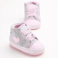 thumbnail image 6 of baby girl shoes Canvas Shoe Heart shape first walk, 6 of 7