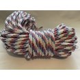 thumbnail image 5 of 3/8 x 200 ft. Premium Double Braid/Yacht Braid Polyester, White With Red and Blue Tracers Nautical Rope. Made in USA, 5 of 5