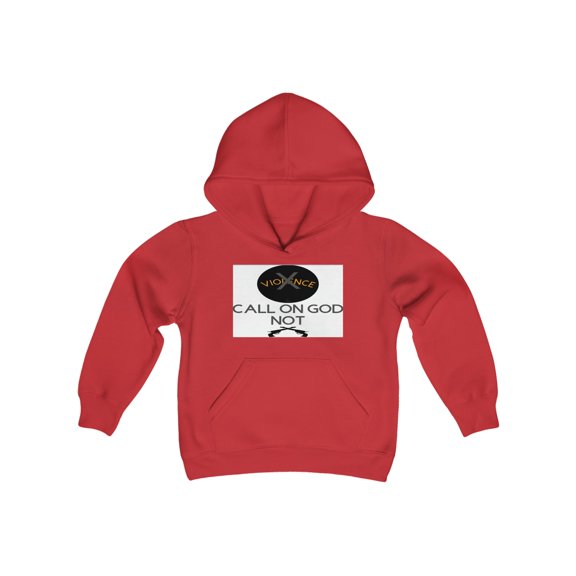 CALL ON GOD - Youth Heavy Blend Hooded Sweatshirt