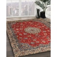 thumbnail image 3 of Ahgly Company Machine Washable Indoor Rectangle Traditional Bullet Shell Brown Area Rugs, 8' x 10', 3 of 7