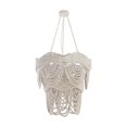 thumbnail image 2 of TOV Furniture Porto Ivory Beaded Chandelier, 2 of 7