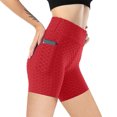 thumbnail image 6 of DHFJKG High Waisted Yoga Shorts For Womens With Pockets Solid Color Workout Tight Shorts Athletic Wear, 6 of 7