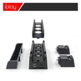 thumbnail image 2 of All-in-One PS4/Slim/Pro Cooling Stand - Game Disc Storage Rack + Dual Controller Charging Station, Universal Compatibility, Space-Saving Design | PS4 Accessories, 2 of 5