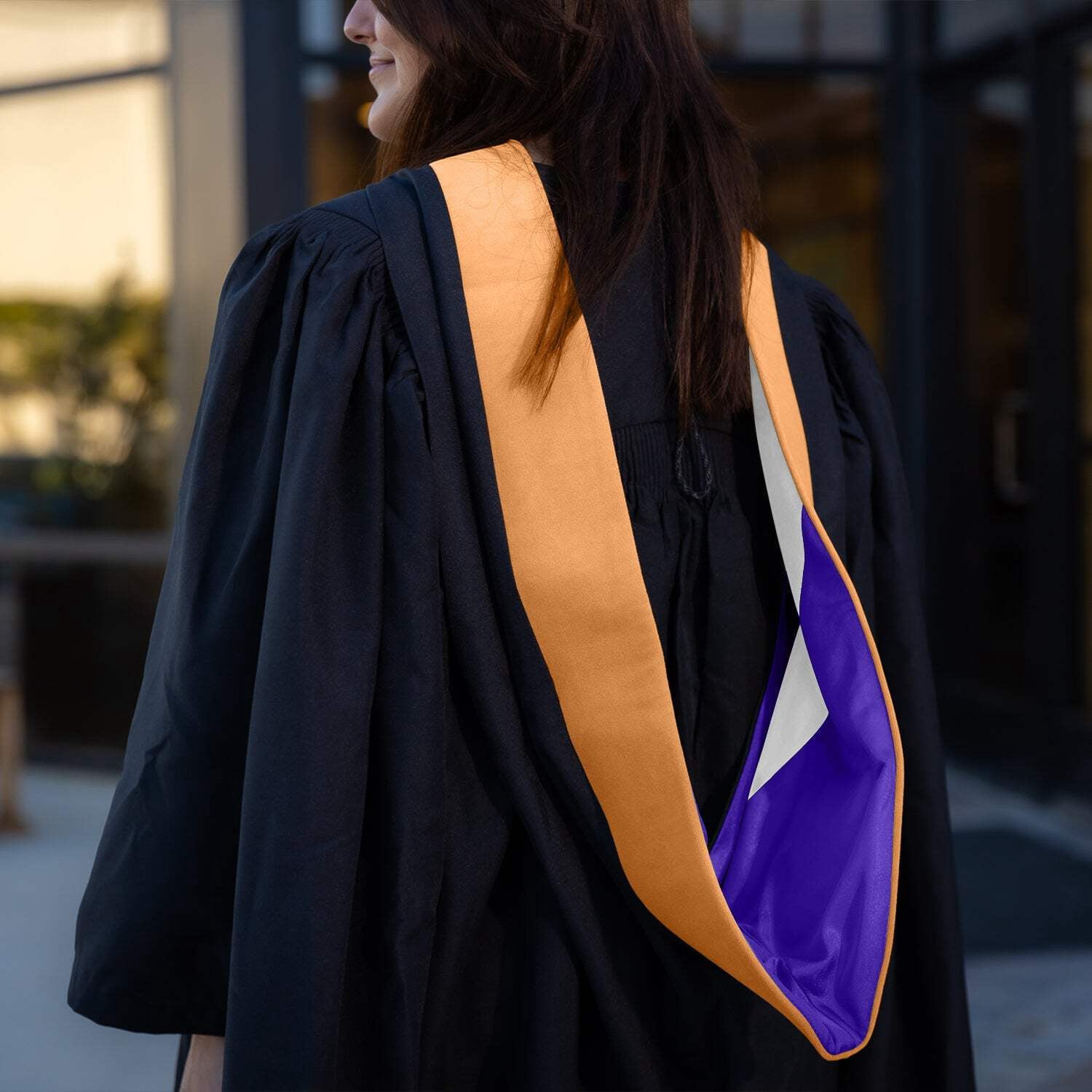 Endea Graduation Doctoral Hood For Dentistry & Dental Surgery - Lilac Velvet, Customizable Lining & Chevron