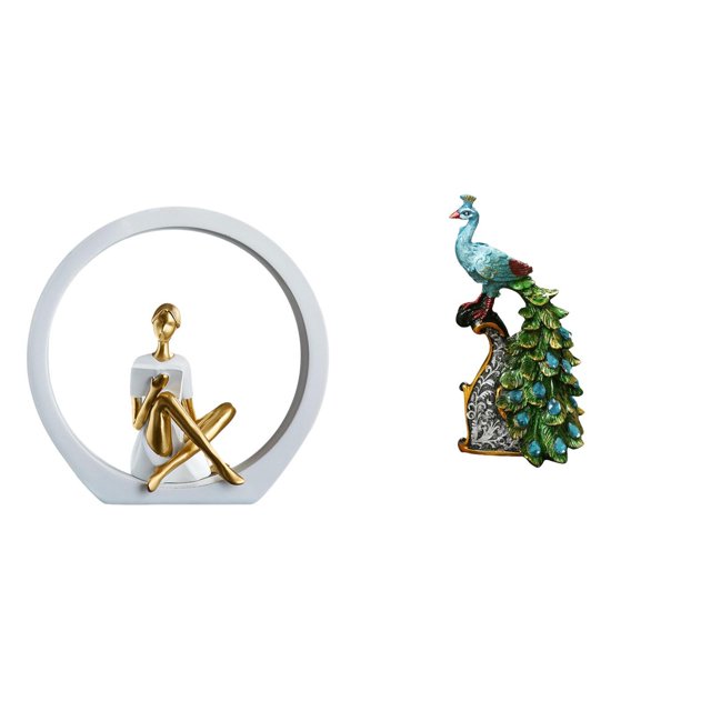 Estatua de niña,Estatuas de mujeres y niñas,estatuillas,decoración elegante,Escultura de arte abstracto,regalo creativo y moderno para el hogar.,Figura de escritorio,Estante de estatua de