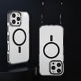thumbnail image 2 of Case For Iphone 16 /16 Plus/16 Pro/16 Pro Max, Never Yellowing Anti-Scratch Case Magnetic Lanyard Cover, 2 of 5