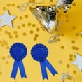 thumbnail image 7 of Jiibva 12Pcs Blank Award Ribbons Blue Prize Ribbon 1st Place Rosette Ribbon Winner Victory Award Medal Recognition Participation Ribbon for Competition Sport Event, 7 of 7