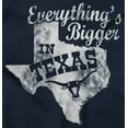thumbnail image 2 of Texas Everything's Bigger State Shape Womens Fitted Plus Size Graphic Tee Brisco Brands 2X, 2 of 4