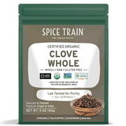 SPICE TRAIN USDA Certified Organic Clove Whole | 5oz/142g | Antioxidant | Boosts Immunity