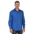thumbnail image 3 of Gioberti Men’s Solid Long Sleeve Western Shirt with Pearl Snap-on Buttons, 3 of 4