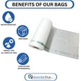thumbnail image 7 of Plastic Bag-Clear HDPE Produce Rolls 10"x15" 11 mic (0.44 mil) - 3500 bags/case, 7 of 7