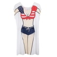 thumbnail image 2 of Bikini de Camiseta Yinane Despedida de Soltera Blanco Único, 2 of 8