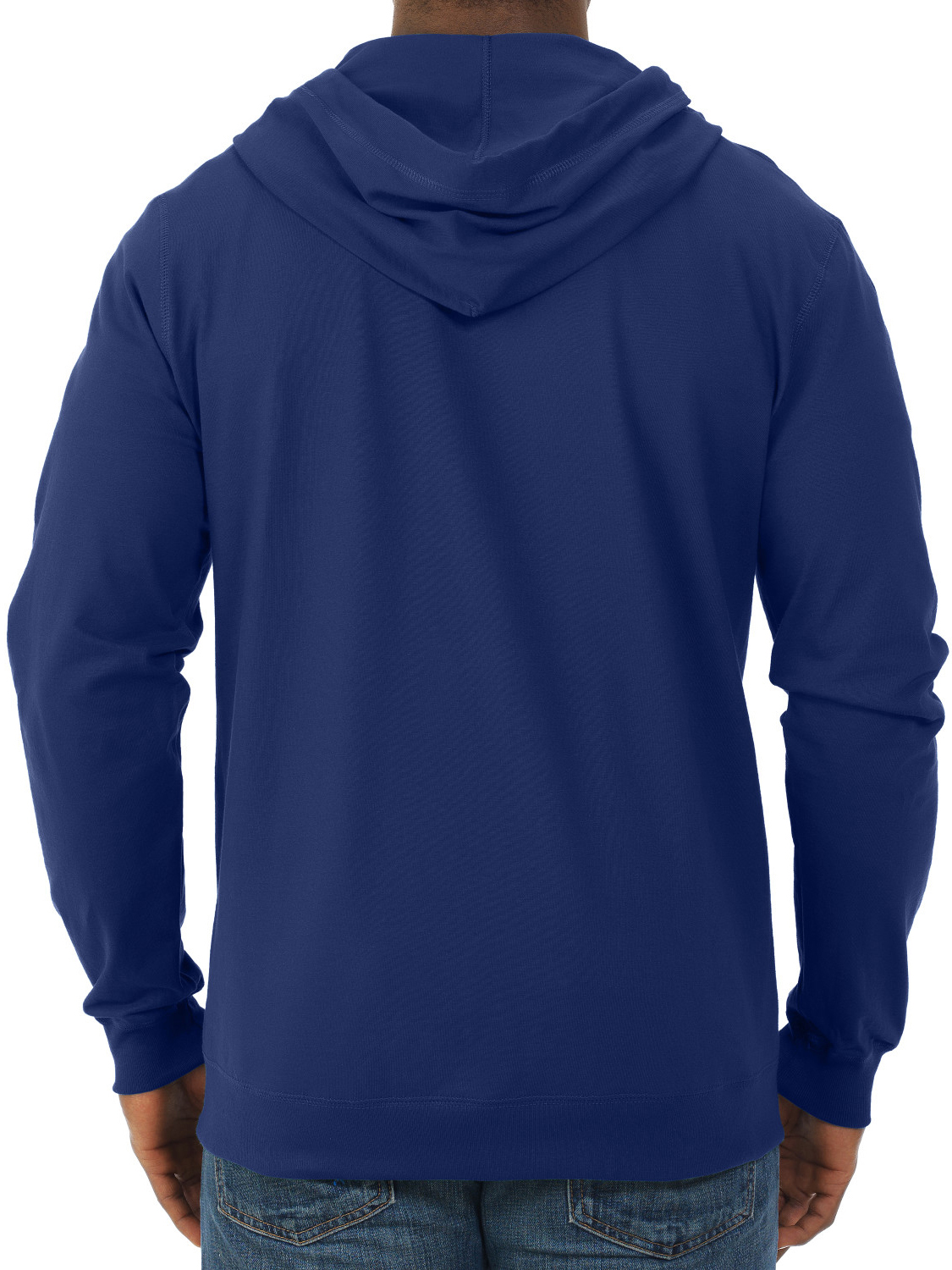 Fruit of the loom Men's and Big Men's Soft Jersey Full Zip Hooded Jacket - image 3 of 6