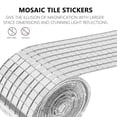 thumbnail image 3 of SHISUYAN 2 Rolls Adhesive Mosaic Tiles Glass Mirror Mosaic Sticker DIY Wall Sticker, 3 of 9