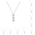 thumbnail image 2 of Qarigey Collares de niña Exquisito collar de mujer Cadena de clavícula para vestido Decoración Plata Type1 NO1 Qarigey CBP199264, 2 of 5