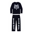 thumbnail image 1 of Pijama George para Niño Diseño de Esqueleto Negro, Talla 12, 1 of 6
