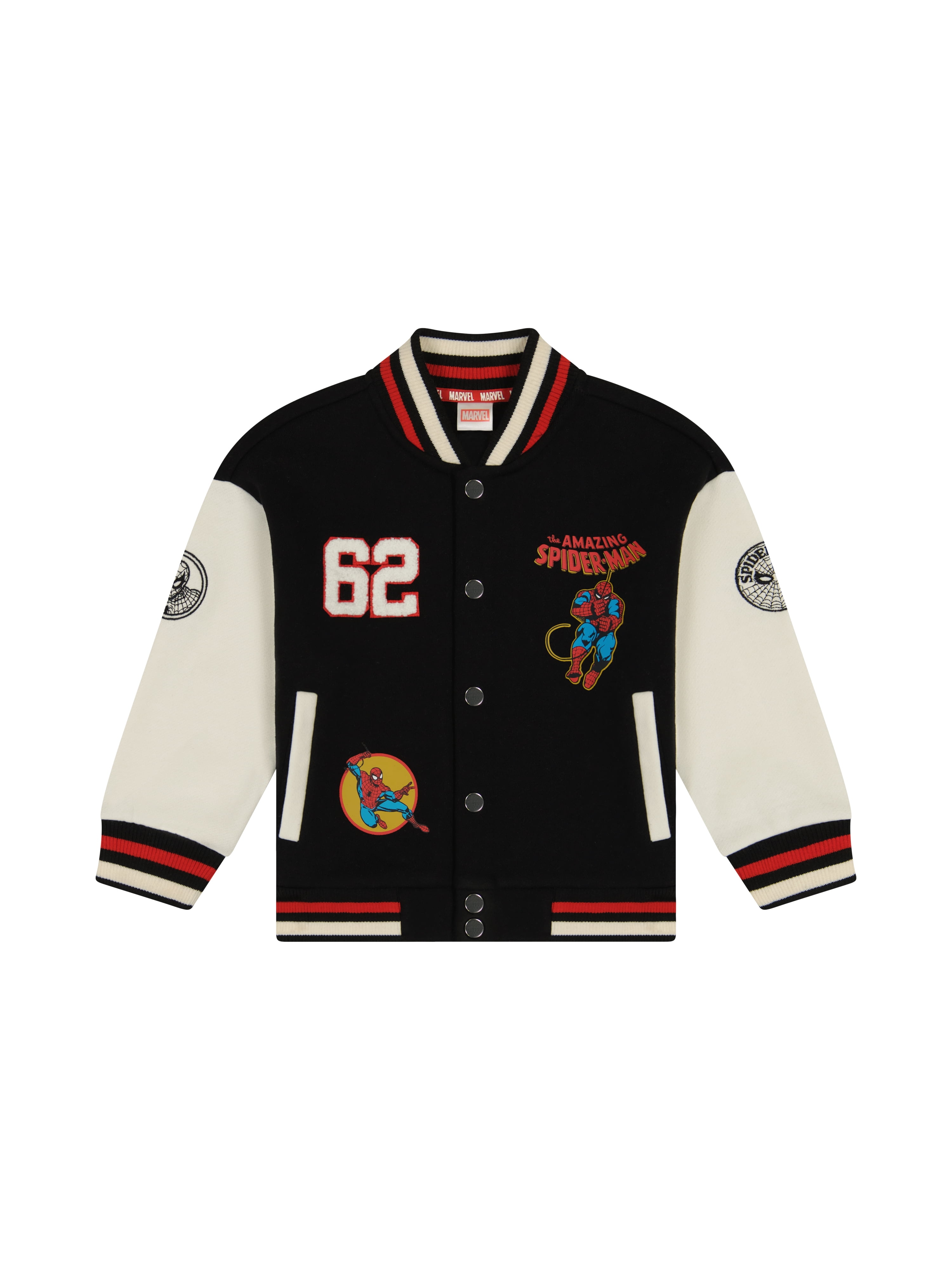Spiderman Toddler Boy Bomber Jacket, Sizes 12M-5T