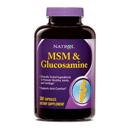 Natrol MSM et Glucosamine Capsules, 360 Ct