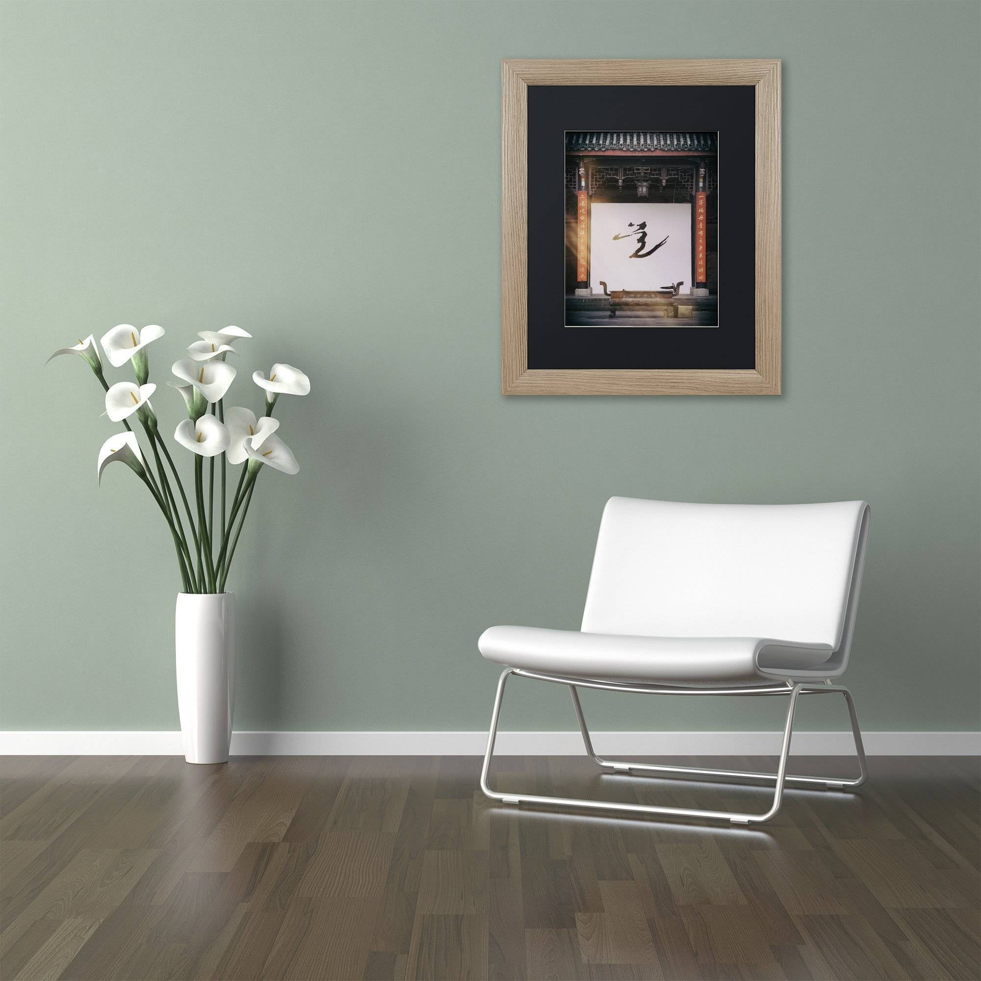 Trademark Fine Art "Art Temple" Canvas Art by Philippe Hugonnard, Black Matte, Birch Frame