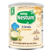 (2 pack) Nestle Nestum Infant Cereal, 5 Cereals, 10.6 oz