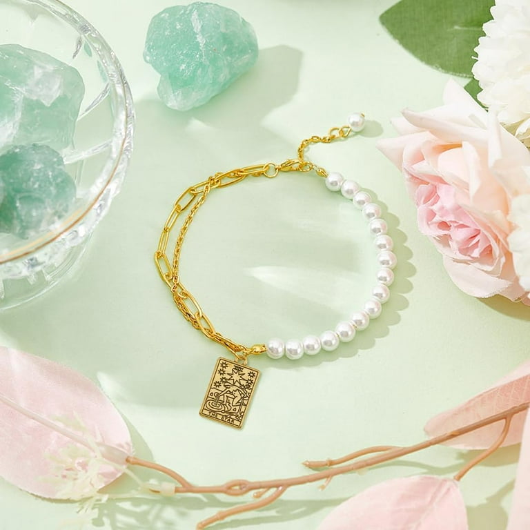 Beebeecraft 30Pcs Moon Cat Charms - Stainless Steel Celestial Jewelry Pendants