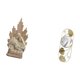 thumbnail image 5 of Estatua católica,Colección de figuritas y adornos de la Sagrada Familia,Escultura católica de la Santísima Virgen María,Espejo de pared,Espejo decorativo nórdico para colgar en la pared, 5 of 8