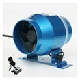 thumbnail image 2 of Speed Control Mixed Flow Inline Fan Circular 4 Inch Pipe High Speed Quiet Exhaust Ventilation Fan Duct Fan ,Durability and Easy Installation, 2 of 2