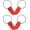 Red, variant on Luggage Straps Bag Bungee, 2 Pcs Suitcase Adjustable Belt for Add a Easy to Travel Elastic Strap Handle Handbag Backpack, Yellow