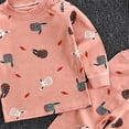 thumbnail image 3 of TAmten Pajamas for Girls 3 6 9 12 18 Month Two Piece Girls Pajamas Set Sleepwear Toddler Long Sleeve Jammies Kids Sleepwear Size 2-3 Years, 3 of 3